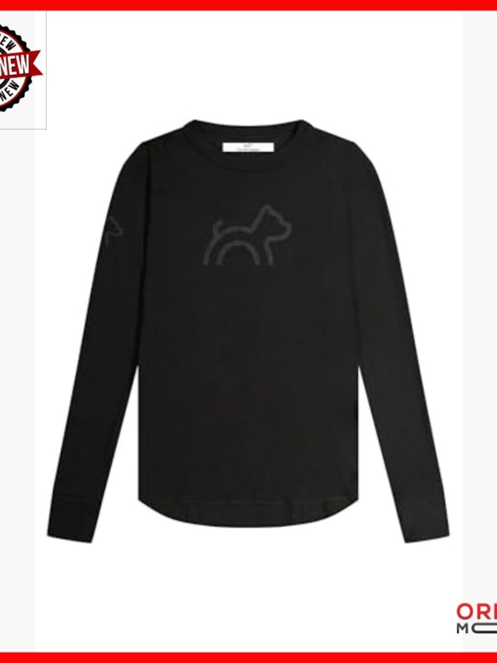Luxury Tencel Cotton Tunic Tee with Thumbholes Hip Length - Picture 4 of 4